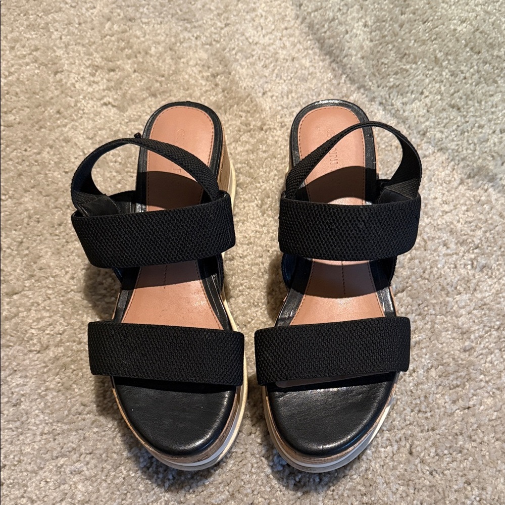 Gianni Bini Platform Black Women's Sandals